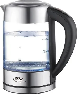 Produktbild von ELTA Wasserkocher GWK-2200.4T, Glas, 1,7 L, 2200 W, Temperaturregelung