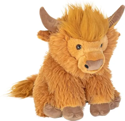 Produktbild von Wild Republic Highlander Kuh Umarmung - braun - Plusch - 30 cm