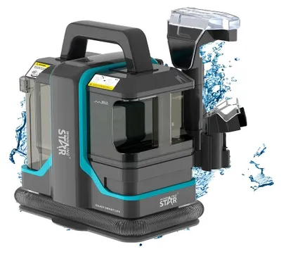 Immagine prodotto di Aspirapolvere portatile per tappeti, alta potenza di aspirazione, versatile per diversi tipi di tessuto, EU-450W-11Kpa