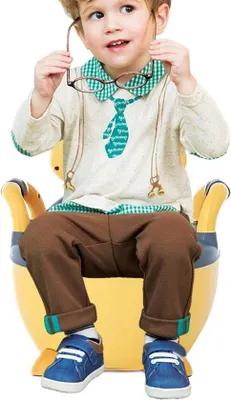 Produktbild von Kleinkindtopf - Kindertoilette - Gentlemenstraining - Entenform - 31 x 24,5 cm - Weiß