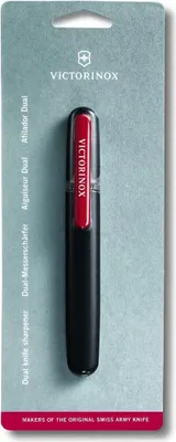 Zdjęcie produktu dla Podwójna ostrzałka do noży Victorinox, czarna