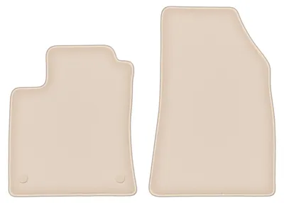 Produktbild von DURBAN Beige Velours-Fußmatten vorne für Renault Clio V Schrägheck (2019-)
