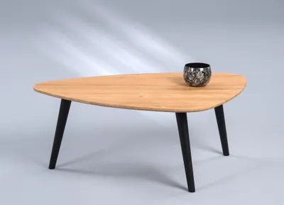 Produktbild von Couchtisch Elanda 1 - Wildeiche, Echtholz- braun - B/H/T= 92x36x60cm