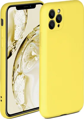 Produktbild von Soft-Case für iPhone 11 Pro Max, Farbe:Melonengelb