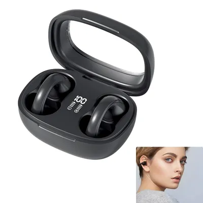 Produktbild von Kabellose Bluetooth-Ohrhörer, wasserdichte Kopfhörer, Kabellos, 13mm Treiber, 40h Akku, Touchsteuerung, High-Fidelity, Sport, IOS & Android