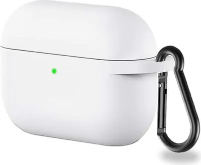 Immagine prodotto di Custodia per Apple AirPods Pro Custodia in silicone con rivestimento a paraurti Bianco