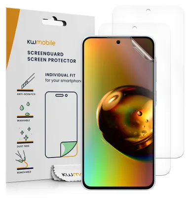 Produktbild von kwmobile 3x Displayschutzfolie kompatibel mit Samsung Galaxy A56 5G Folie - klare Schutzfolien Set in transparent