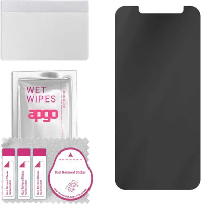 Produktbild von apgo Hybrid Privacy Schutzglas, Matt, kompatibel mit Ulefone Power Armor 16 Pro, Anti-Spy, toller Ersatz für Hartglas, kratzfester Displayschutzglas, Displayschutz, Full Glue