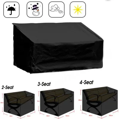 Produktbild von Gartenbankabdeckung, 2-Sitzer- und Gartenbankabdeckung, Schutzhülle für Gartenmöbel, Gartensofaabdeckung