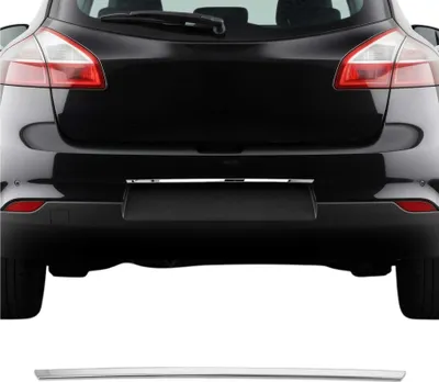 Image de Garniture de Hayon Coffre pour Renault Megane III Grandtour acier inox