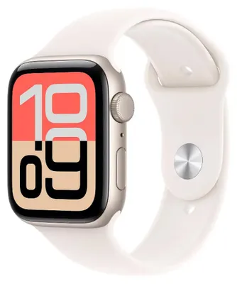 Zdjęcie produktu dla Smartwatch Apple Watch SE3 Cell 44mm Starlight/Star Band S/M mepe4
