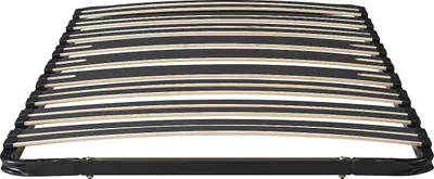 Produktbild von Lattenrost 90 x 190 cm - 15 Latten - 3 Zonen mit verstärkter Lendenstütze - Ohne Füße - Schwarz - CERRISI by YSMÉE