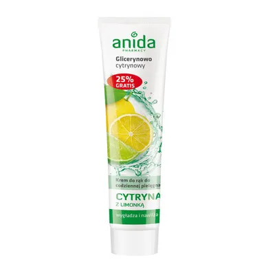 Zdjęcie produktu dla Krem Do Rąk Anida Glicerynowo-Cytrynowy 125 Ml