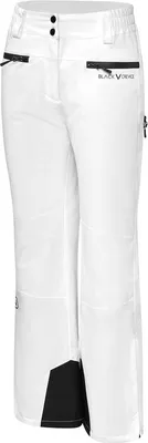 Produktbild von BLACK CREVICE - Damen Skihose/Snowboardhose - 10.000 mm Wassersäule - Thermowattierung | Farbe: Weiß | Größe: 38