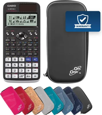 Produktbild von Casio FX-991 DE X Taschenrechner mit Schutztasche schwarz
