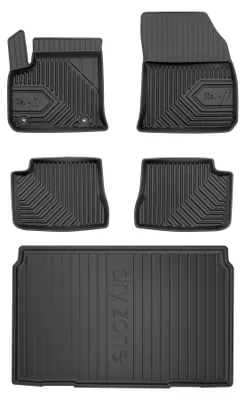 Immagine prodotto di Tappetini 3D TPE + baule DryZone per Peugeot e-208 2019- 5 pezzi