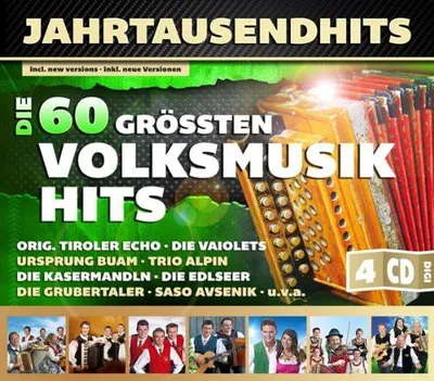Zdjęcie produktu dla VolksmusikHits - Zbiór różnorodnych utworów na 4 płytach CD