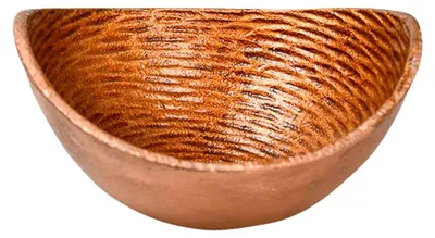 Wierookschale 13 cm Aluminium orangerot