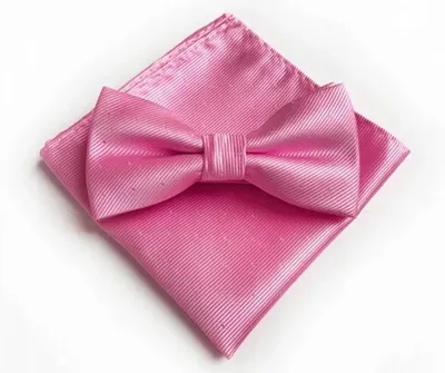 Produktbild von Ankani Kinderfliege mit Einstecktuch Set Rosa Punkte