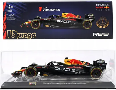 Zdjęcie produktu dla BBURAGO Red Bull Rb19, Model samochodu sportowego, Wstępnie zmontowany, 1:24, RedBull RB19, Każda płeć, Metal, Plastik