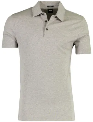 Produktbild von Poloshirt BOSS Black grau Baumwolle