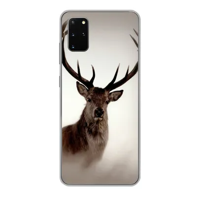 Produktbild von MuchoWow® Handyhülle Schutzhülle Hülle für Samsung Galaxy S20 Plus Porträt - Hirsch - Geweih Silikon Softcase Handy Hülle - Hartschale