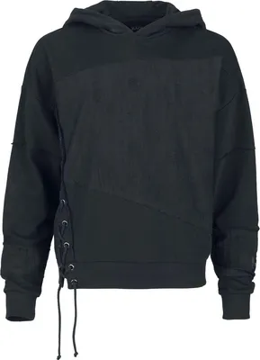 Produktbild von Black Premium by EMP Damen schwarzer Kapuzenpullover XL