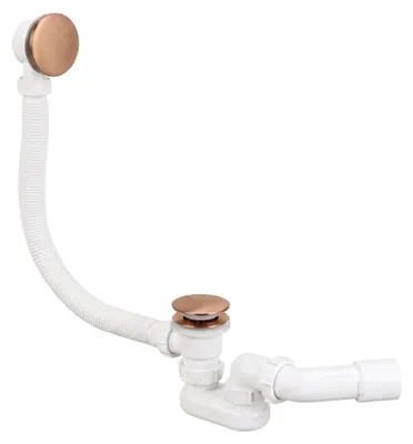 Produktbild von Badewannensiphon Mit Klick-Klack-Ventil Rea Brush Copper