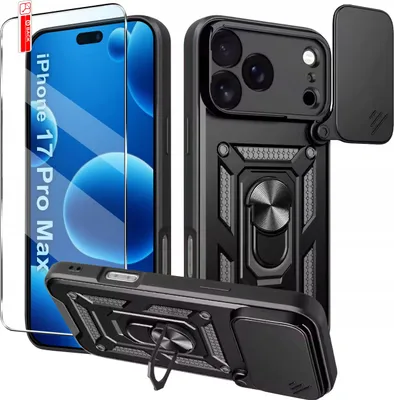 Immagine prodotto di PANCERNE iPhone 17 Pro Max Custodia DEFENDER SLIDE CASE + VETRO 9H