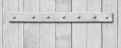 Produktbild von Wallario selbstklebendes Poster - Graue Holztür, Größe: 50 x 125 cm
