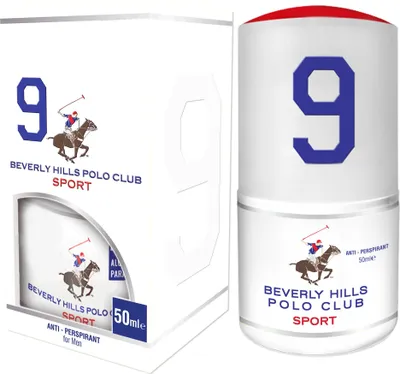 Produktbild von BEVERLY HILLS Polo Club 9 Antitranspirant Roll-on Herren 50 ml