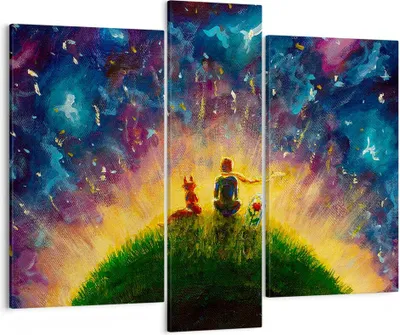 Produktbild von Bild auf Leinwand - Leinwandbild - Mann Natur - 95x80cm - Wand Bild - Wanddeko - Wandbilder - Leinwanddruck - Bilder - Kunstdruck - Wanddekoration - Leinwand bilder - Wandkunst - CB95x80-3510