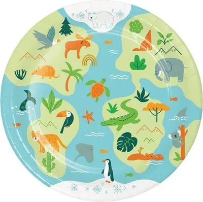 Produktbild von Teller World adventure, Ø23, 8Stk.