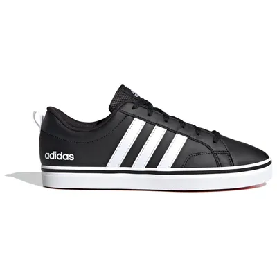 A black Adidas VS Pace 2.0 sneaker is shown in a side profile against a white background.