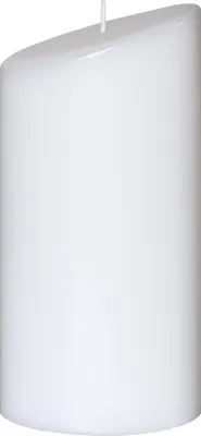 Produktbild von Ovalkerze 195x90x55mm weiß 4011643977792
