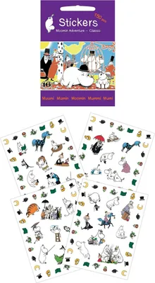 Produktbild von Barbo Toys 150 Abenteuer Sticker - Adventure Classic ©Moomin Characters