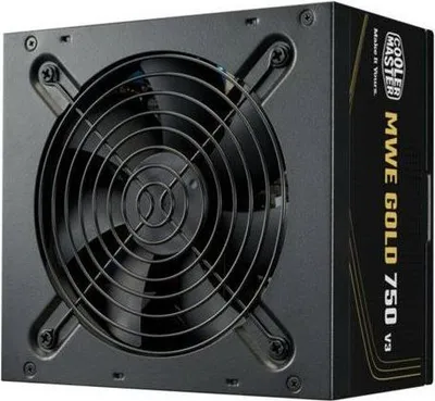Image de Alimentation PC Cooler Master MWE Gold 750 V3, 750W, ATX 3.1, 80+ Gold, Non Modulaire