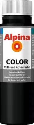 Produktbild von Alpina Color Abtönfarbe night black 250 ml