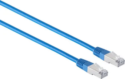 Produktbild von Patchkabel cat 6 S/FTP PIMF Halogenfrei blau 5m