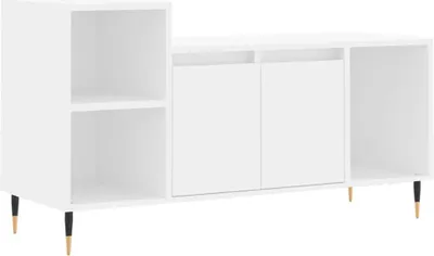 Obrázek produktu pro vidaXL TV skříňka bílá 100x35x55 cm Dřevěný materiál