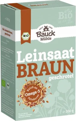 Produktbild von Bauck Mühle  Leinsaat Braun, geschrotet