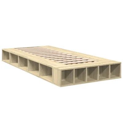 Produktbild von Bettgestell Sonoma-Eiche 90x190 cm Holzwerkstoff