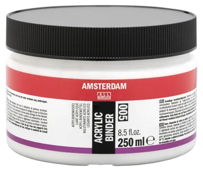 Zdjęcie produktu dla Amsterdam Acrylic Binder Medium do malowania farbami akrylowymi Efekt przyczepności 250 ml