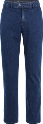 Produktbild von Brühl - Herren Flatfront Hose in Marine, Anthrazit oder Schwarz, Parma (0319003142100), Größe:25, Farbe:Blau (910)