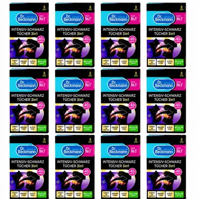 Produktbild von Dr. Beckmann Farbtücher für Schwarze Kleidung – 96 Tücher