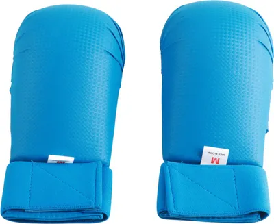 Immagine prodotto di Un paio di guanti da boxe, protezione per le mani da karate con pollice per l'allenamento delle arti marzialiBlu M