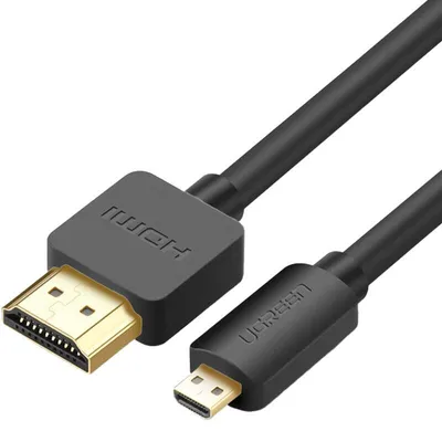 Produktbild von UGREEN Micro HDMI - HDMI-Kabel 4K 3D 2m (schwarz)