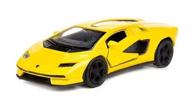Produktbild von LAMBORGHINI Countach LPI 800-4 Modellauto aus Metall 11,5cm Modell Auto Spielzeugauto Kinder Spielzeug Geschenk 05 (Gelb)