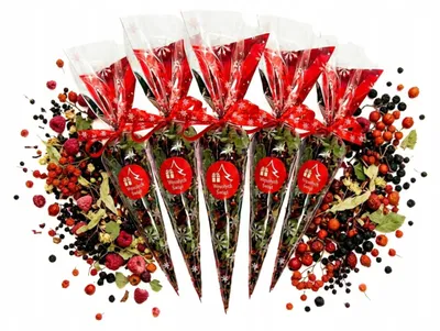 Produktbild von Weihnachtstee Set 500g - Frucht- & Kräutertee - Geschenkset 10x50g