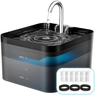 Productafbeelding van Katten Waterfontein 2.2L met LED en Koolstoffilter